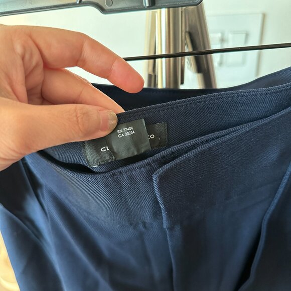 Club Moncao Izabelah Pants Navy Size 2 Worn Once Excellent Condition - Picture 5 of 5